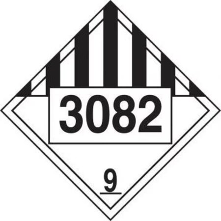 Accuform CHEMICAL SAFETY SIGN HAZARD CLASS 9 10 MPL791RM25